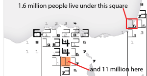 The South Eastern Mediterranean population is concentrated in the Nile delta (Egypt) and Palestine and Israel.